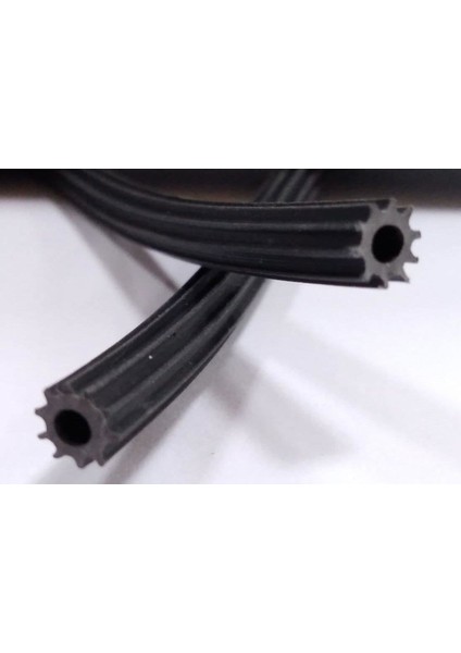 Sineklik Fitili 4,5 mm Siyah 10 Metre