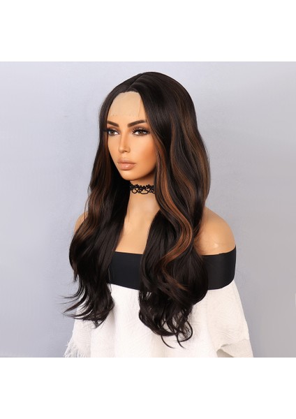 Kahverengi Karamel Işıltılı Tül Peruk fırsatları