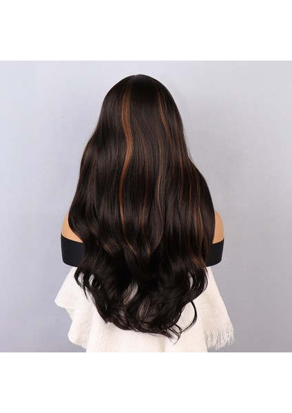 Kahverengi Karamel Işıltılı Tül Peruk indirimleri