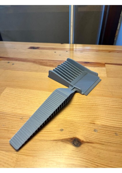 Profesyonel Berber Saç Kesim Tıraş Tarağı - Plastik - 3D