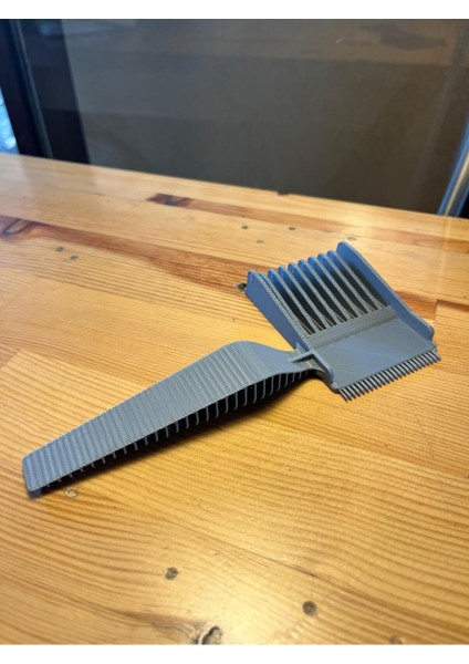 Profesyonel Berber Saç Kesim Tıraş Tarağı - Plastik - 3D