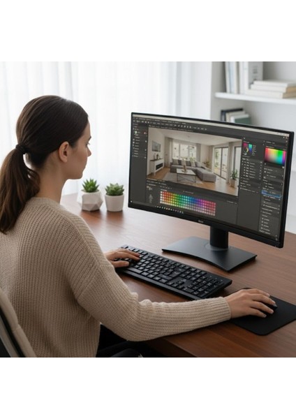 Buffer® Kablosuz Q Klavye Mouse Seti Rahat Yazım, Sessiz Tuşlar, Ofis ve Ev Kullanımına Uygun Set YK7100 modelleri