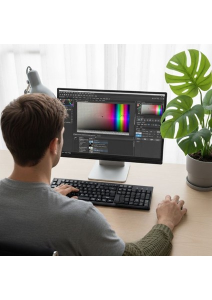 Buffer® Kablosuz Q Klavye Mouse Seti Rahat Yazım, Sessiz Tuşlar, Ofis ve Ev Kullanımına Uygun Set YK7100 indirimleri