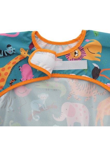 Uzun Kollu Sıvı Geçirmez Bebek Önlüğü 6-24 Ay | Mama ve Aktivite Önlüğü-Zooworld fırsatları