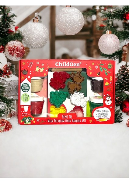 Doğal Oyun Hamuru - Mega Premium Yeni Yıl Seti fırsatları