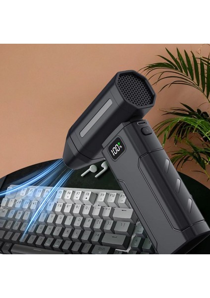 Buffer® USB Şarjlı Güçlü Hava Üflemeli Toz Temizleyici Araç Içi, Klavye, Pc ve Elektronik Cihaz Temizlik Cihazı X8 Jetfan fırsatları