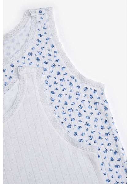 Kız Çocuk Flowers Point Termal 2li Çok Renkli Atlet fırsatları