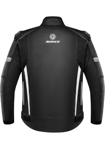 Motosiklet Montu Full Korumalı 4 Mevsim Maxdura Kumaş ve Pu Deri Motor Mont Siyah Edt fırsatları