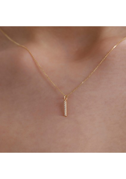 0,04 Karat Pırlanta Taşlı Sıralı Kolye modelleri