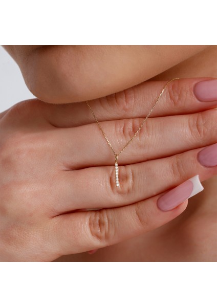 0,04 Karat Pırlanta Taşlı Sıralı Kolye fırsatları