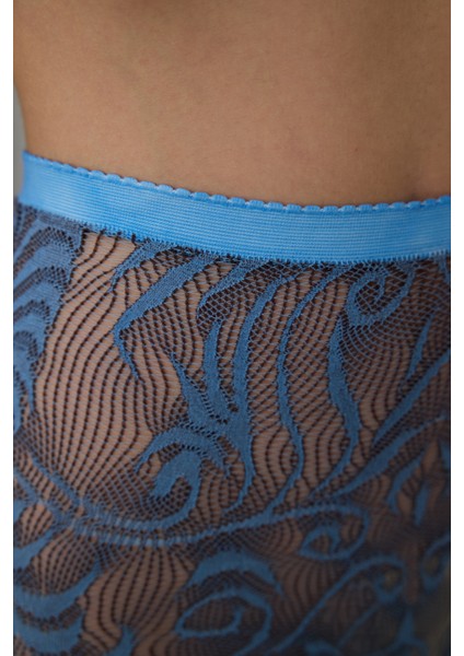 Kahverengi Çift Renkli Duo File Desenli 15 Denye İnce Külotlu Çorap modelleri