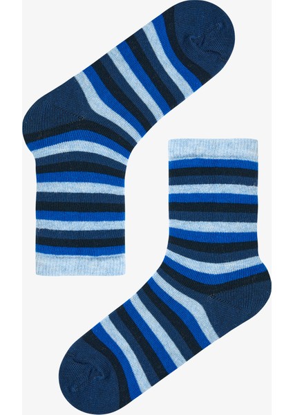 Çok Renkli Erkek Çocuk Astronaut Blues 3lü Soket Çorap fırsatları