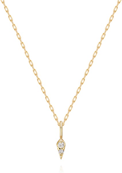 0,01 Karat Pırlanta Minimal Kolye