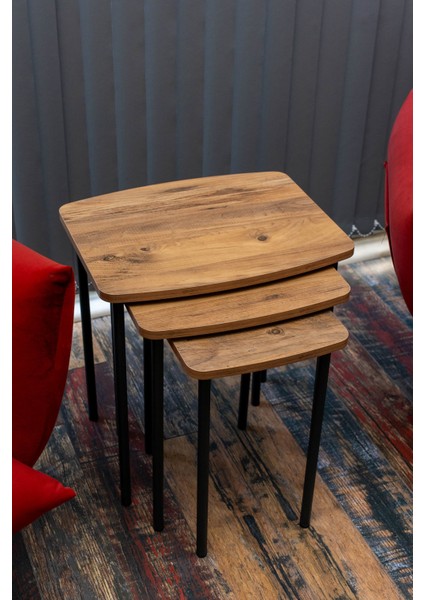 Harmoni Üçlü Zigon Sehpa 50X40/40X40/30X40 fiyatları