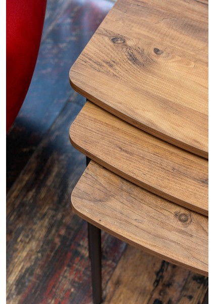 Harmoni Üçlü Zigon Sehpa 50X40/40X40/30X40 fırsatları