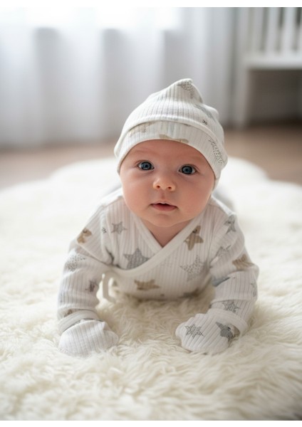 10 Parça Yeni Doğan Hastane Çıkışı & Hoş Geldin Bebek Seti (Hediye Kutulu & Ayıcıklı) – Babyshower