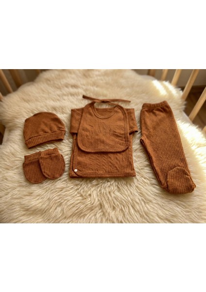 10 Parça Yeni Doğan Hastane Çıkışı & Hoş Geldin Bebek Seti (Hediye Kutulu & Ayıcıklı) – Babyshower modelleri