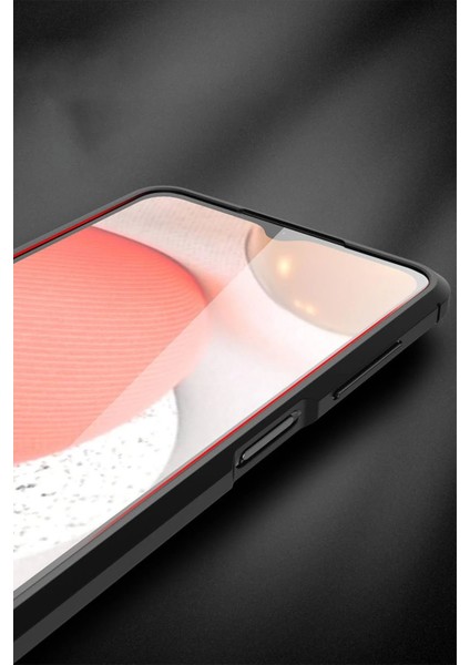 OMR02 Samsung Galaxy A12 Kılıf Auto Focus Kapak - Lacivert indirimleri