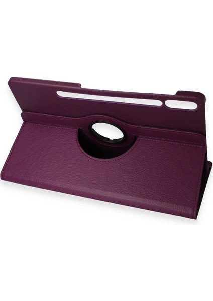 Samsung Galaxy X610 Tab S9 Fe Plus 12.4 Kılıf 360 Tablet Deri Kılıf - Mürdüm fırsatları