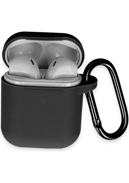 CPT83 Airpods 2 (2.nesil) Hang Kılıf - Siyah
