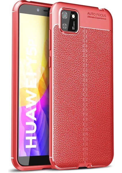OMR02 Huawei Y5P Kılıf Auto Focus Kapak - Kırmızı