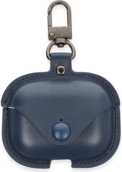 CPT83 Airpods Pro 2 (2.nesil) Çanta Deri Kılıf - Lacivert