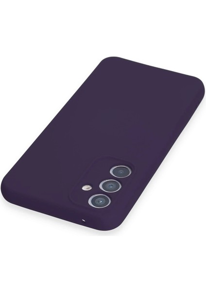 OMR02 Samsung Galaxy A34 5g Kılıf Nano Içi Kadife Silikon - Mor modelleri
