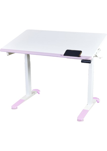 Omni Simple Elektrikli Çalışma Masası, Yükseklik ve Eğim Ayarlı Ofis Masası, Bilgisayar ve Oyuncu Masası