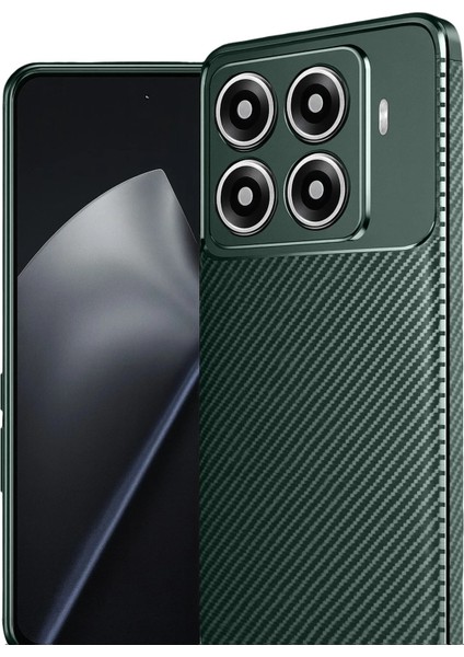 Xiaomi Mi 15T Pro Auto Focus Karbon Kapak - Koyu Yeşil fiyatları