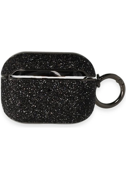 Airpods Pro (1.nesil) Spell Simli Kılıf - Siyah modelleri