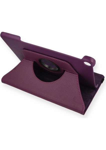 Lenovo Tab M10 TB328FU Kılıf 360 Tablet Deri Kılıf - Mürdüm