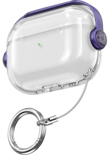 Airpods Pro 3 (3.nesil) Tema Kılıf - Mor