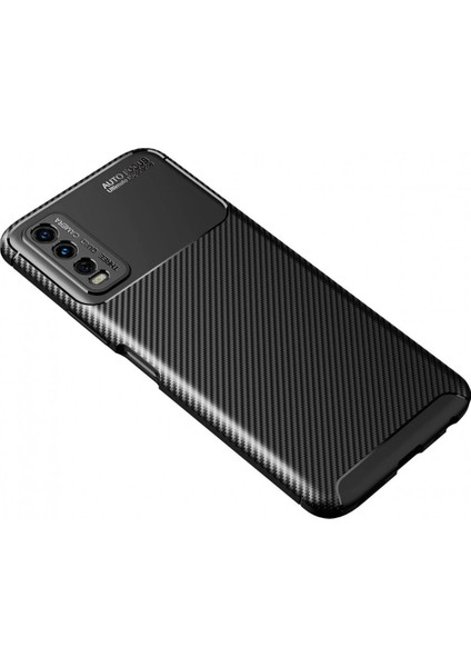 OMR02 Vivo Y11S Kılıf Auto Focus Karbon Kapak - Siyah fiyatları
