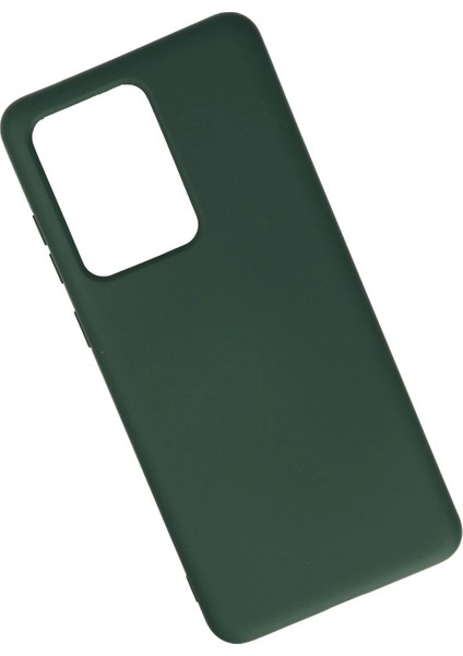 Samsung Galaxy S20 Ultra Kılıf Nano Içi Kadife Silikon - Koyu Yeşil fiyatları