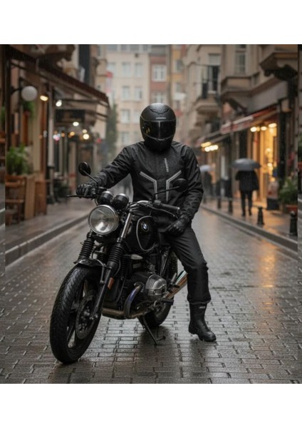 Motosiklet ve Bisiklet Lüx Yağmurluk Takım Waterproof Oxford Kumaş Astarlı Yağmurluk Takım modelleri