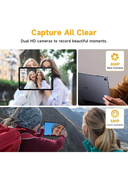 HI10 X2 10.1" Intel Core I3 10100Y Işlemci, 8gb Ddr5 Ram, 256GB Ssd, Wifi6+Bt, Siyah 2 In 1 W11 Klavyeli Tablet