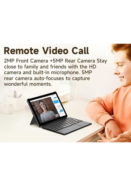 HI10 X2 10.1" Intel Core I3 10100Y Işlemci, 8gb Ddr5 Ram, 256GB Ssd, Wifi6+Bt, Siyah 2 In 1 W11 Klavyeli Tablet