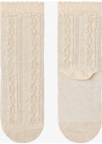 Çok Renkli Kız Çocuk Cream Hedgehog 4lü Soket Çorap fırsatları