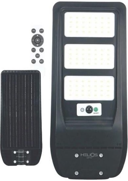 300W Güneş Enerjili Dış Mekan Aydınlatma - Beyaz Işık, Uzaktan Kumandalı, IP65 Su Geçirmez