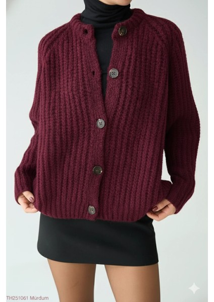 Kalın Örgü Oversize Triko Kazak