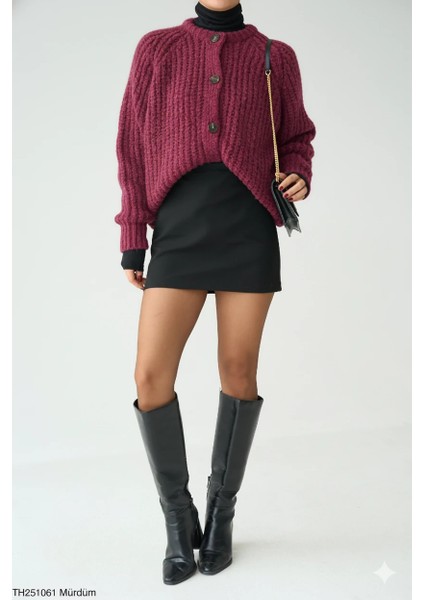 Kalın Örgü Oversize Triko Kazak modelleri