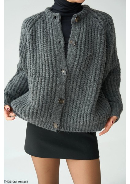 Kalın Örgü Oversize Triko Kazak