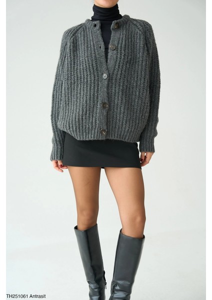 Kalın Örgü Oversize Triko Kazak fiyatları