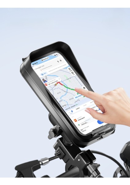 Su Geçirmez Gidon Bağlantılı Telefon Tutucu – USB Şarj Çıkışı, Kilitli Motosiklet & Bisiklet Telefon Tutacağı, Dayanıklı, Kolay Kurulum | Yf-11