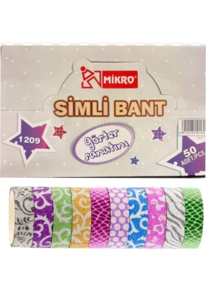 BNT-1241 Simli Bant 50' Li 1 Paket