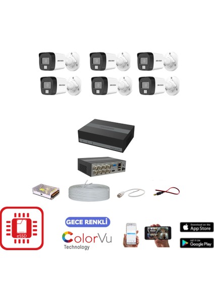 DS-2CE76DOT-EXIPF Tvı Ahd 1080P 2mp 2,8mm Sabit Lens Ir Dome Kamera fiyatları