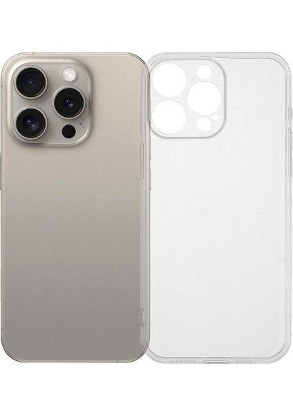 Apple Iphone 12 Pro Max Kılıf Deluxe 2mm Şeffaf Silikon - Şeffaf