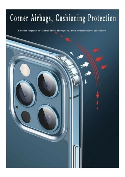 Apple Iphone 12 Pro Max Kılıf Deluxe 2mm Şeffaf Silikon - Şeffaf fiyatları