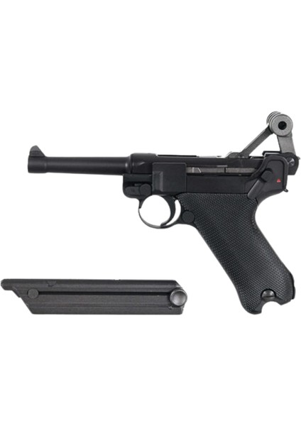 We Makaralı Parabellum 4" Kısa Sıyah Aırsoft Tabanca P08 fırsatları