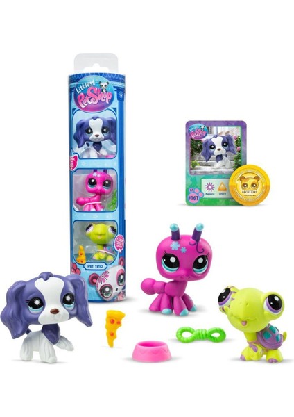 Lps Minişler Seri 3 Backyard Pets 3'lü Figür Paketi Karınca Köpek Kaplumbağa Minişler Yeni